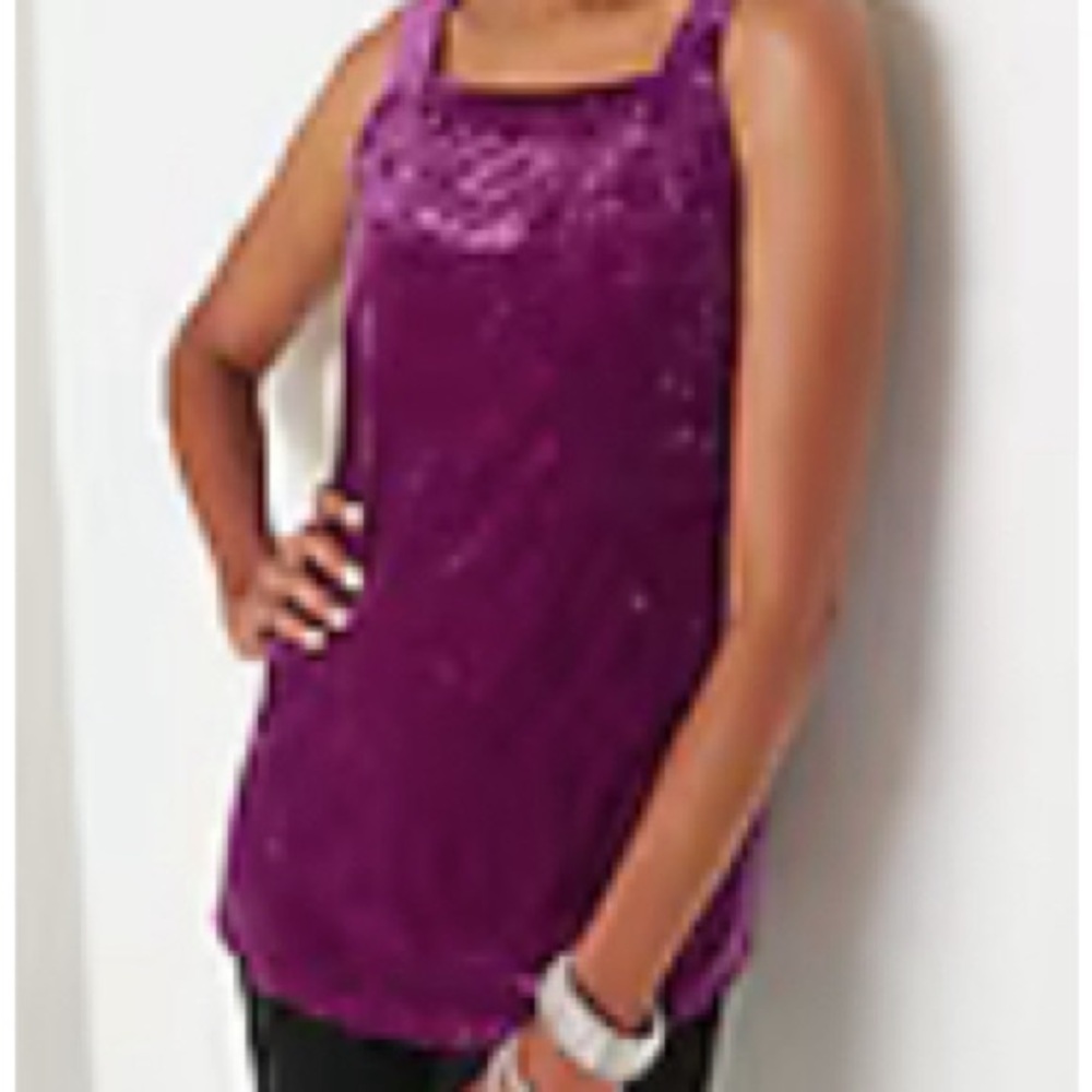 JJill Crushed Velvet Tank